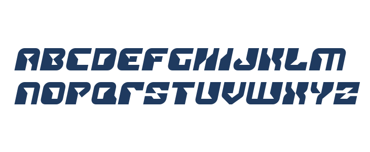 Replicant Semi-Italic Lowercase