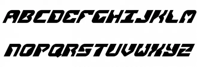 Replicant Super-Italic Шрифта ВЕРХНИЙ