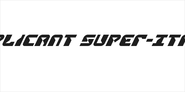 Replicant Super-Italic Logo