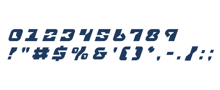 Replicant Title Italic Other Characters