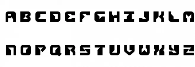 Replicant Title 字体 大写
