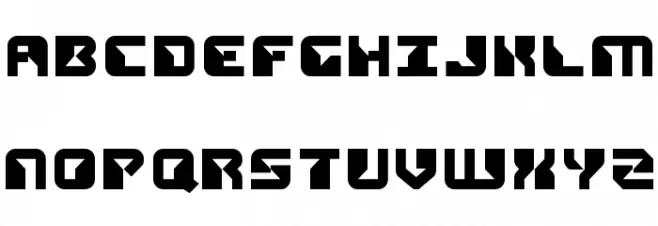 Replicant Polices MAJUSCULES