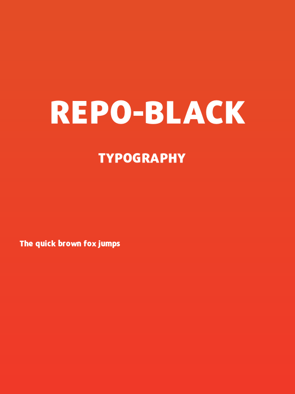 Repo-Black Poster