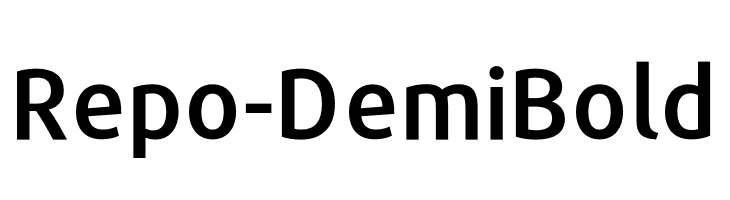 Repo-DemiBold  لخطوط تنزيل