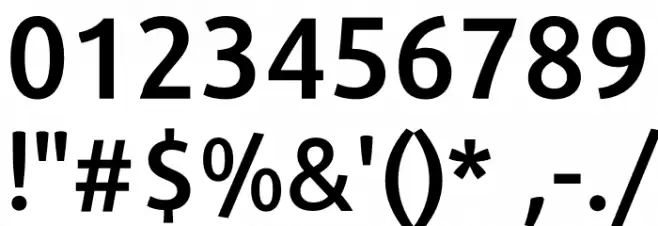 Repo-DemiBold Font OTHER CHARS