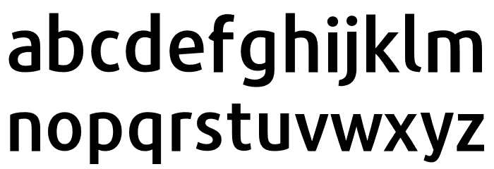 Repo-DemiBold Font LOWERCASE
