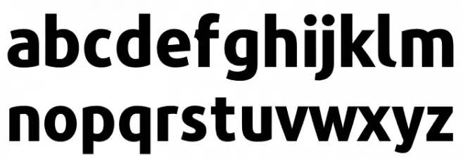 Repo-ExtraBold Font LOWERCASE