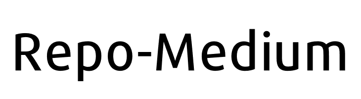 Repo-Medium  नि: शुल्क फ़ॉन्ट्स डाउनलोड