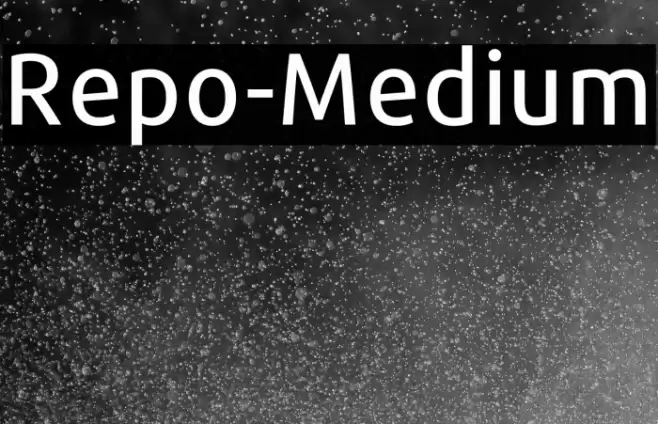 Repo-Medium Font examples