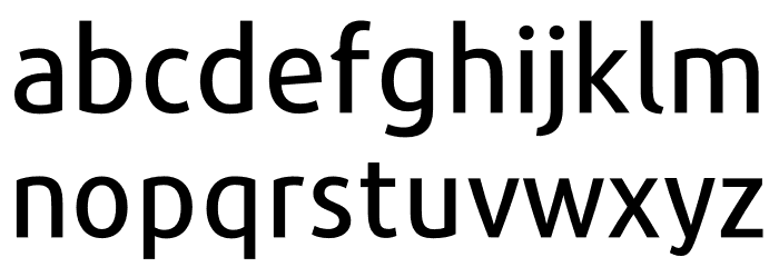 Repo-Medium Font LOWERCASE