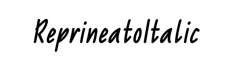 Reprineato Italic لخطوط تنزيل