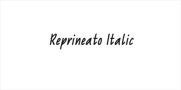 Reprineato Italic Logo