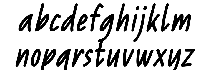Reprineato Italic Font LOWERCASE