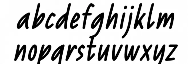 Reprineato Italic Fonte MINÚSCULAS