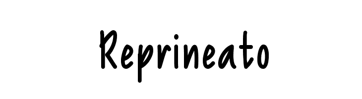 Reprineato Font