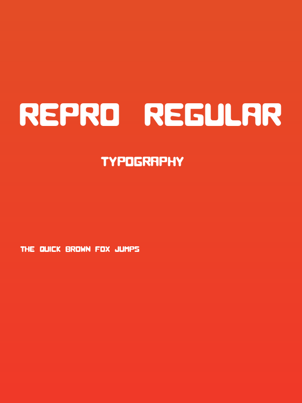 Repro89-Regular Poster