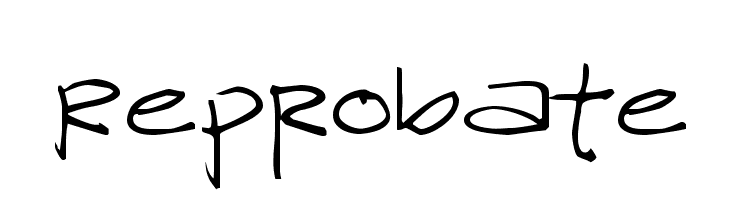 Reprobate  フリーフォントのダウンロード