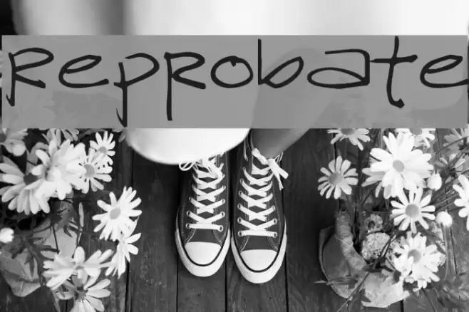 Reprobate Font examples