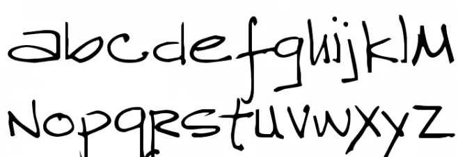 Reprobate خط أحرف صغيرة