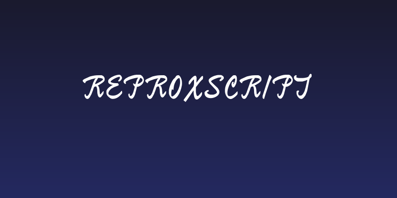 ReproxScript Social Header