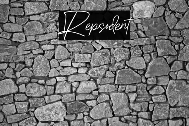 Repsodent Font examples