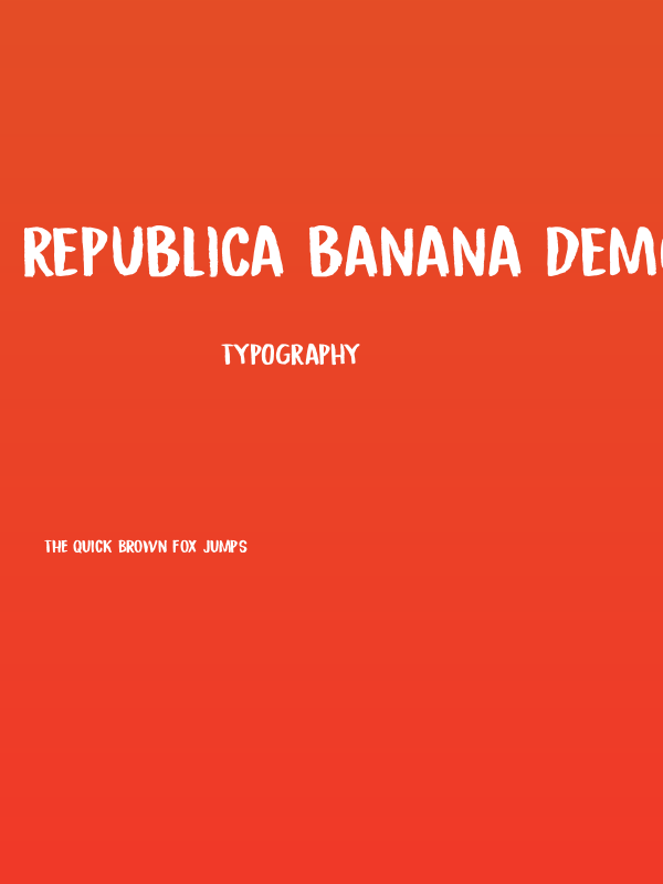 Republica Banana DEMO Regular Poster