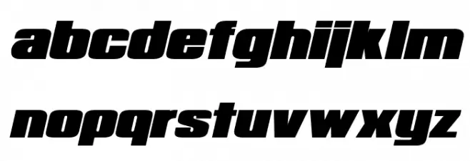 Republica Minor Bold Italic Caratteri MINUSCOLO