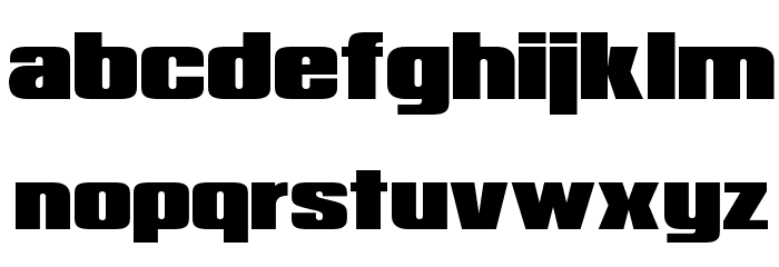 Republica Minor Font LOWERCASE