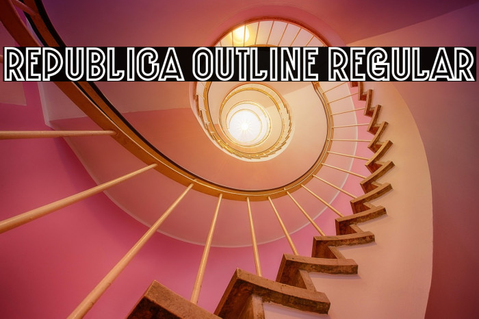 Republica Outline Regular Example 2