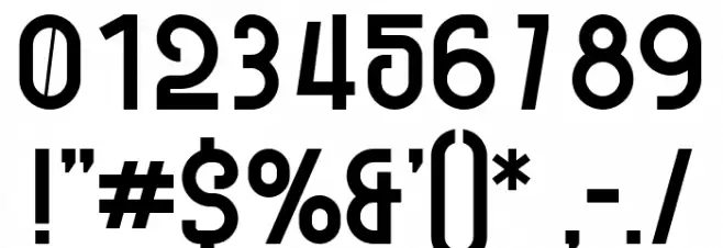 Republica Regular Font OTHER CHARS