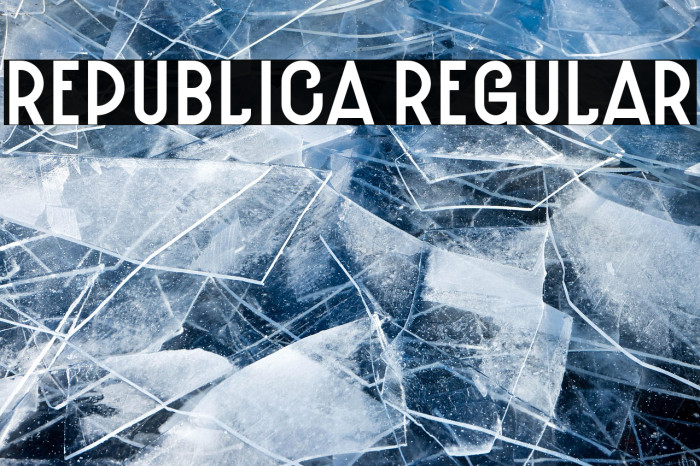 Republica Regular Example 1