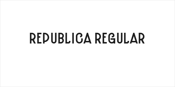 Republica Regular Logo