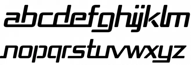 Republika Bold Italic Schriftart Groß