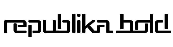 Republika Bold Font