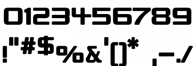 Republika Bold Font OTHER CHARS