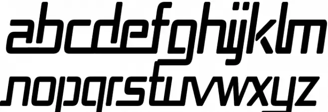 Republika Cnd Bold Italic 字体 大写