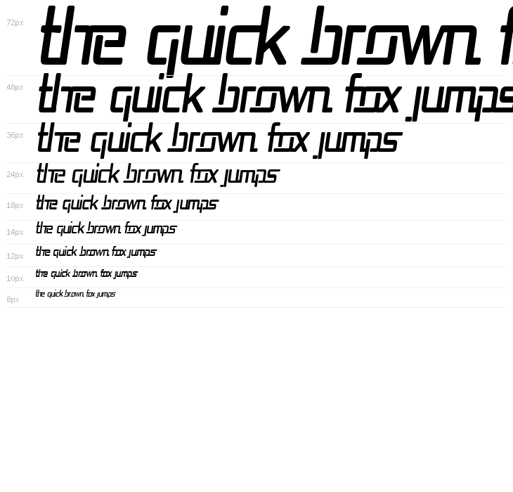 Republika Cnd Bold Italic Waterfall