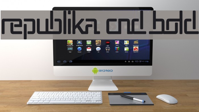 Republika Cnd Bold Font examples