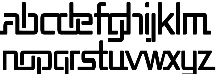 Republika Cnd Bold Font LOWERCASE