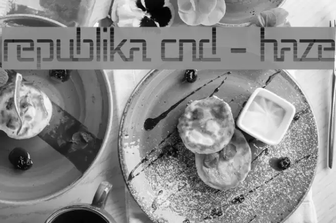 Republika Cnd - Haze Font examples