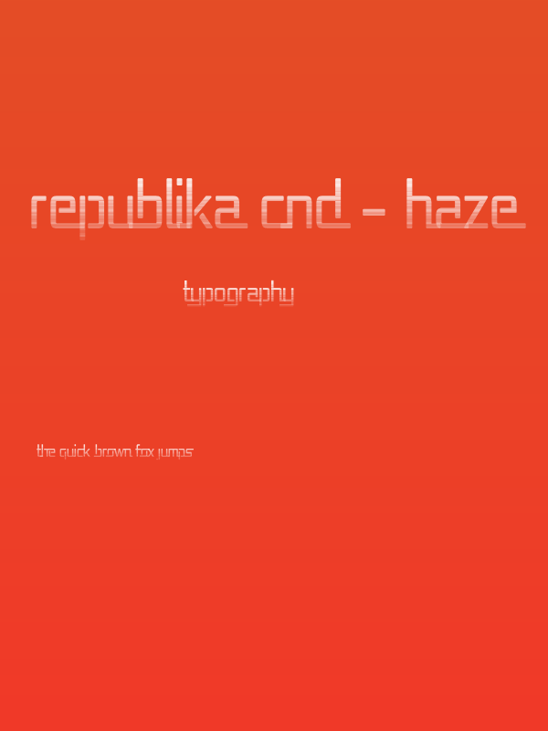 Republika Cnd - Haze Poster