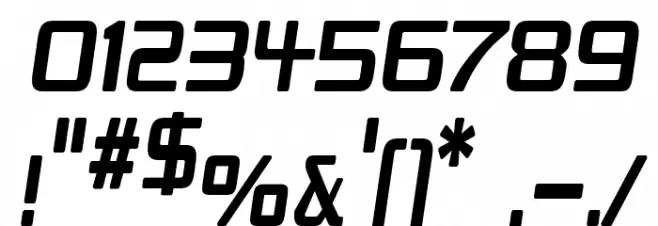 Republika Cnd Italic Font OTHER CHARS