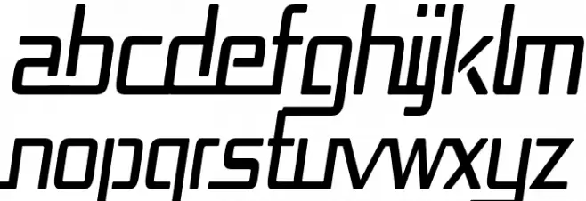 Republika Cnd Italic Шрифта ВЕРХНИЙ