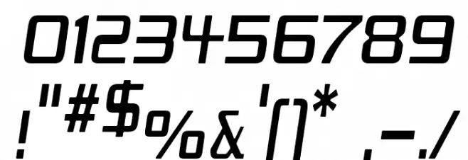 Republika Cnd - Light Italic Font OTHER CHARS