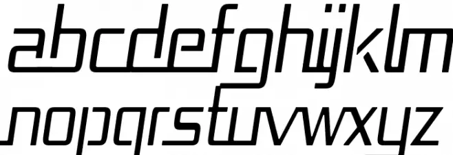 Republika Cnd - Light Italic Font Litere mari