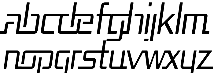 Republika Cnd - Light Italic Font LOWERCASE