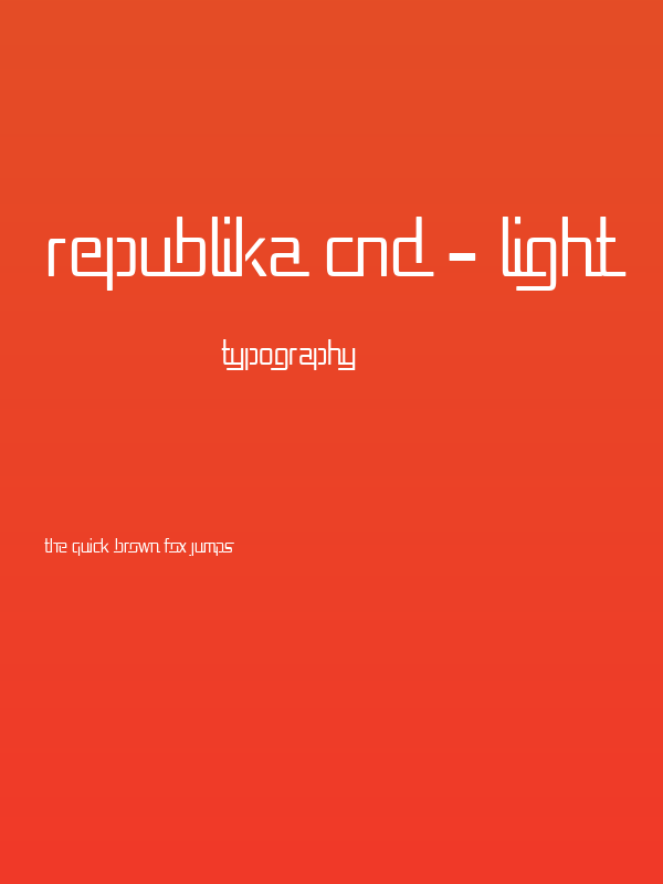 Republika Cnd - Light Poster