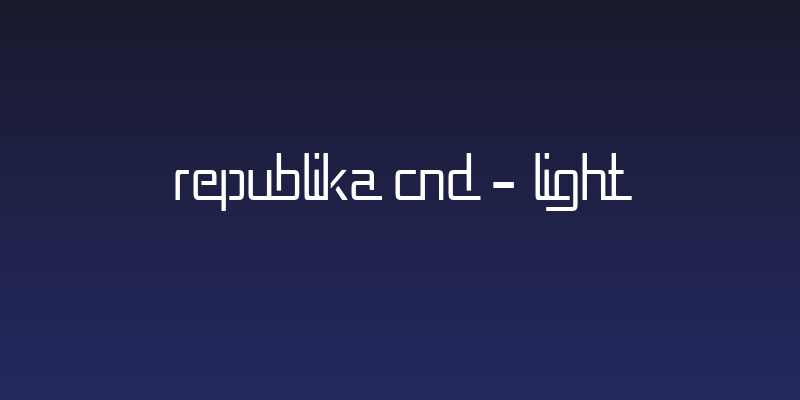 Republika Cnd - Light Social Header