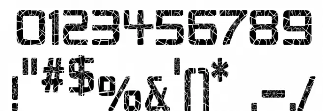 Republika Cnd - Shatter Font OTHER CHARS