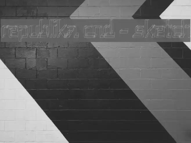 Republika Cnd - Sketch Font examples